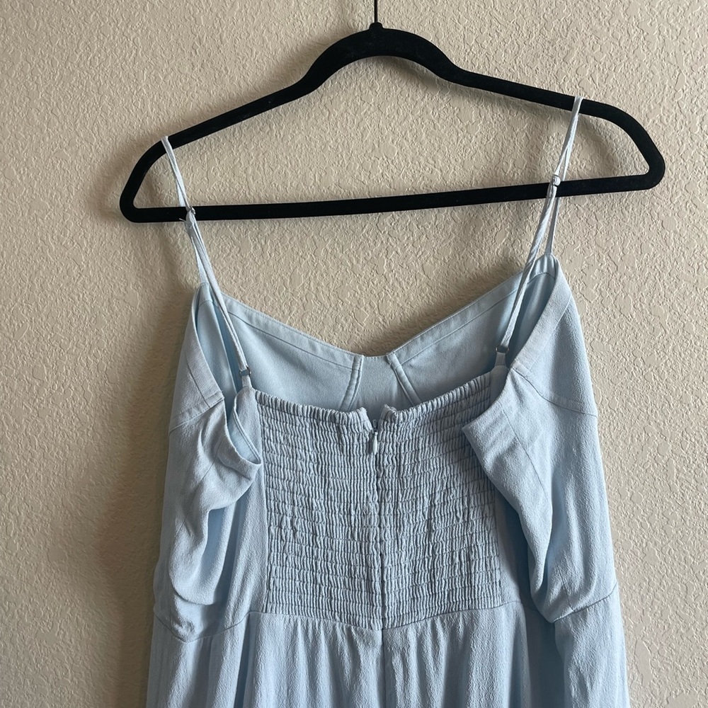 Sun-deh/Aritzia Light Blue Midi Dress - Picture 3 of 10